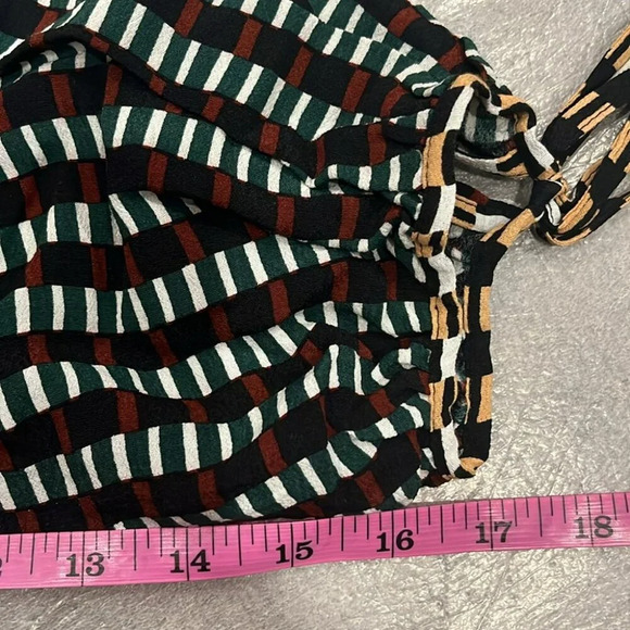 [US10]Anthropologie Maeve Gianna Tunic V Neck Dress Geometric Print - Picture 7 of 7